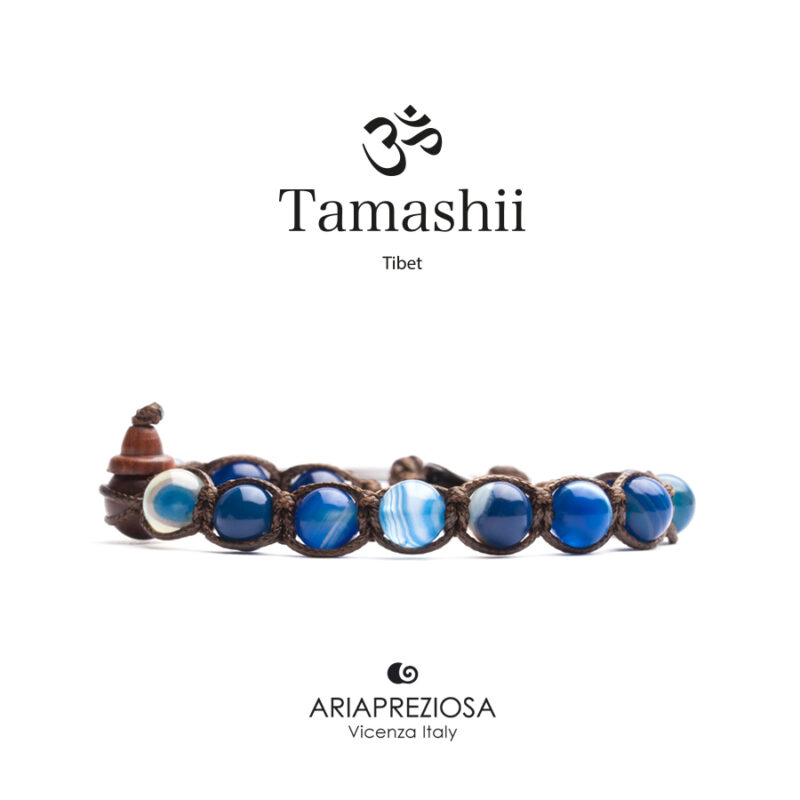 TAMASHII - AGATA BLU STRIATA Collezione tradizionale Ref. BHS900-141