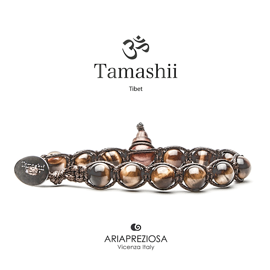 Bracciale TAMASHII In Charoite BHS900-188: Gioiello Unisex Tibetano Realizzato A Mano Con Pietre Naturali E Cordoncino. Benedetto Da Monaci, Per L'equilibrio Dell'anima.