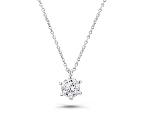 X DIAMOND Girocollo Punto Luce Diamante Lab Grown 0.22 ct