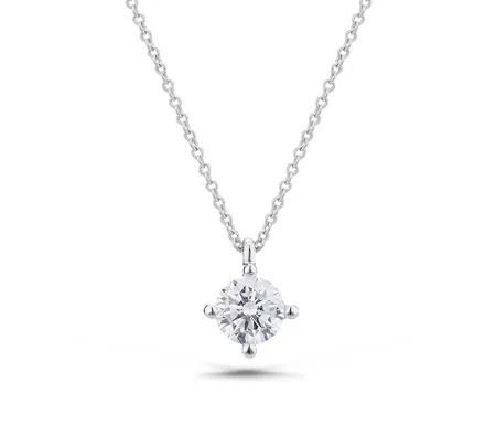 X DIAMOND Girocollo Punto Luce Diamante Lab Grown 0.30 ct