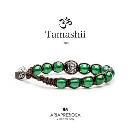 TAMASHII - AGATA VERDE Collezione Ruota Preghiera Ref. BHS1100-12