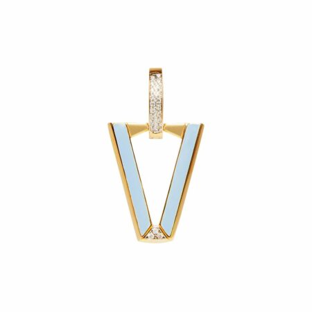 VALENTINA FERRAGNI Mono Orecchino Uali Powder Blue