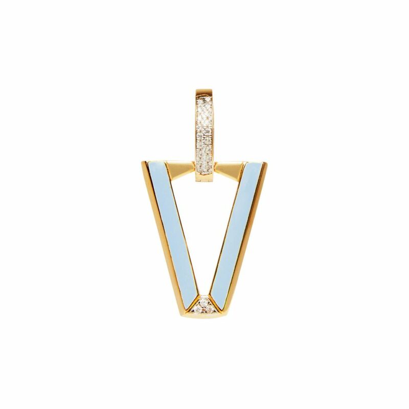 VALENTINA FERRAGNI Mono Orecchino Uali Powder Blue