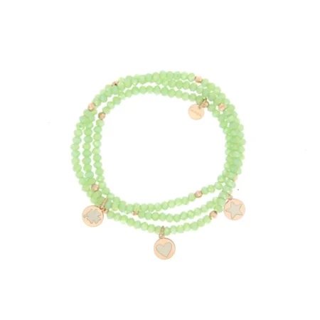 RUE DES MILLE Bracciale Gipsy Chic ref. BR-GIP PCOL VERDE