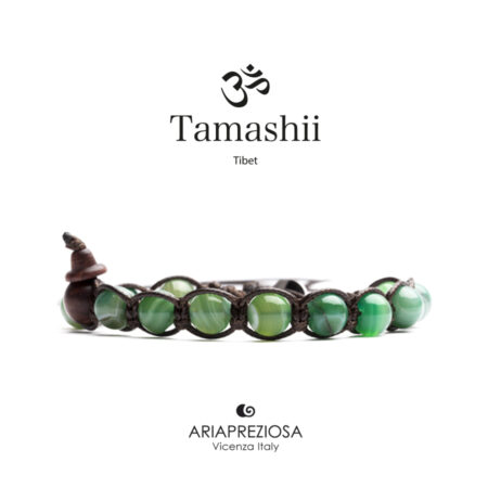 TAMASHII - AGATA VERDE STRIATA Collezione tradizionale Ref. BHS900-140