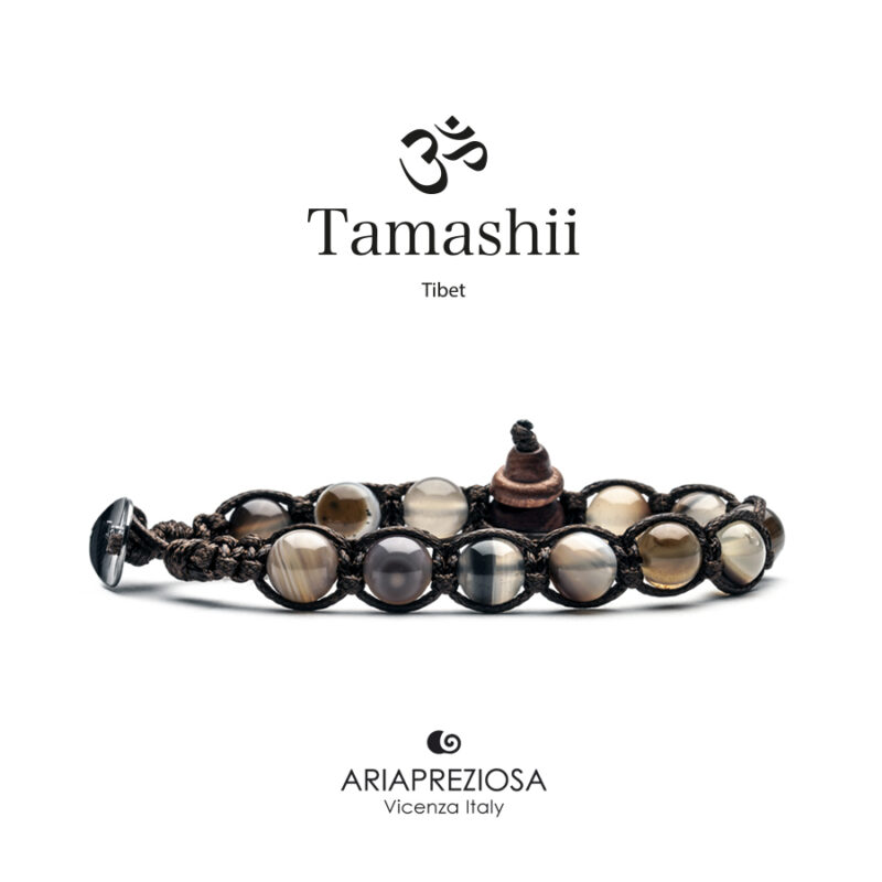 TAMASHII - AGATA GRIGIA STRIATA Collezione tradizionale Ref. BHS900-158
