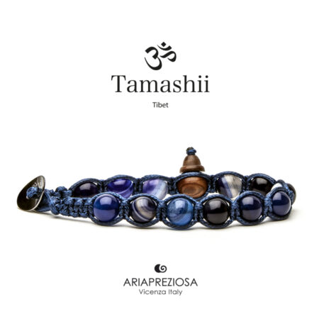 TAMASHII - AGATA STRIATA BLU SCURO Collezione tradizionale Ref. BLUES900-216