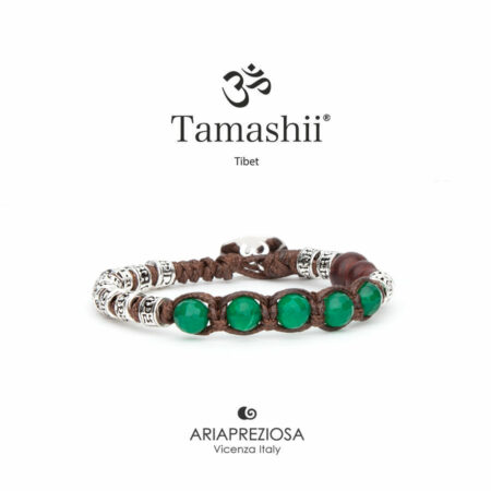 TAMASHII - AGATA VERDE Collezione Ruota Preghiera Ref. BHS924-S4-12