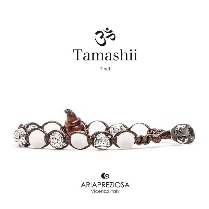 TAMASHII - AGATA BIANCA Collezione Ruota Preghiera Ref. BHS900-14S