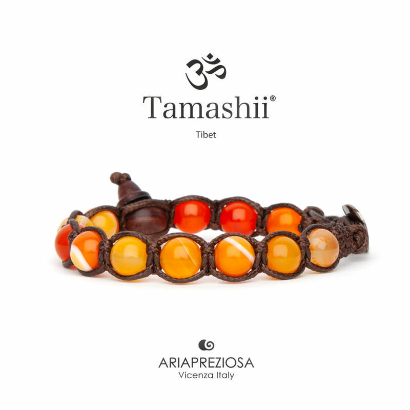 TAMASHII - AGATA ARANCIONE STRIATA Collezione tradizionale Ref. BHS900-284