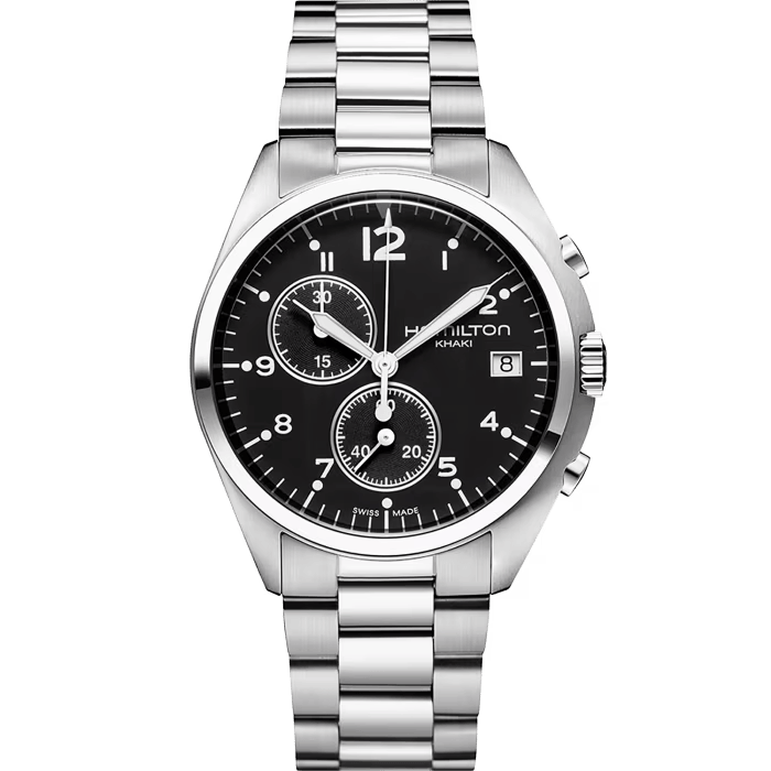 HAMILTON KHAKI AVIATION Pilot Pioneer Chrono Quartz Ref. H76512133