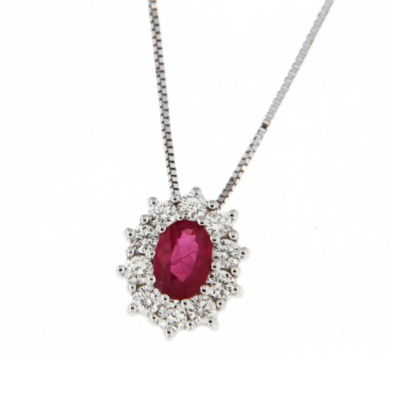 DAVITE & DELUCCHI Collana Rubino ref. CLN009401-RB2