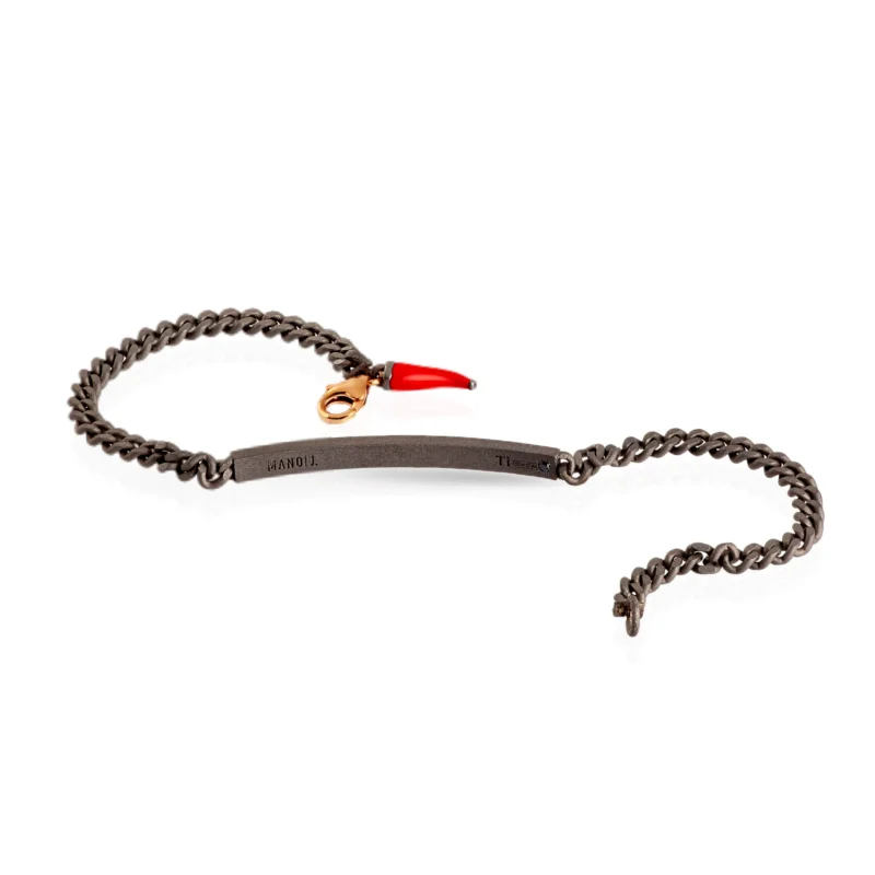 MANO | J. - Bracciale Groumette ref. MINBRT23BBARK