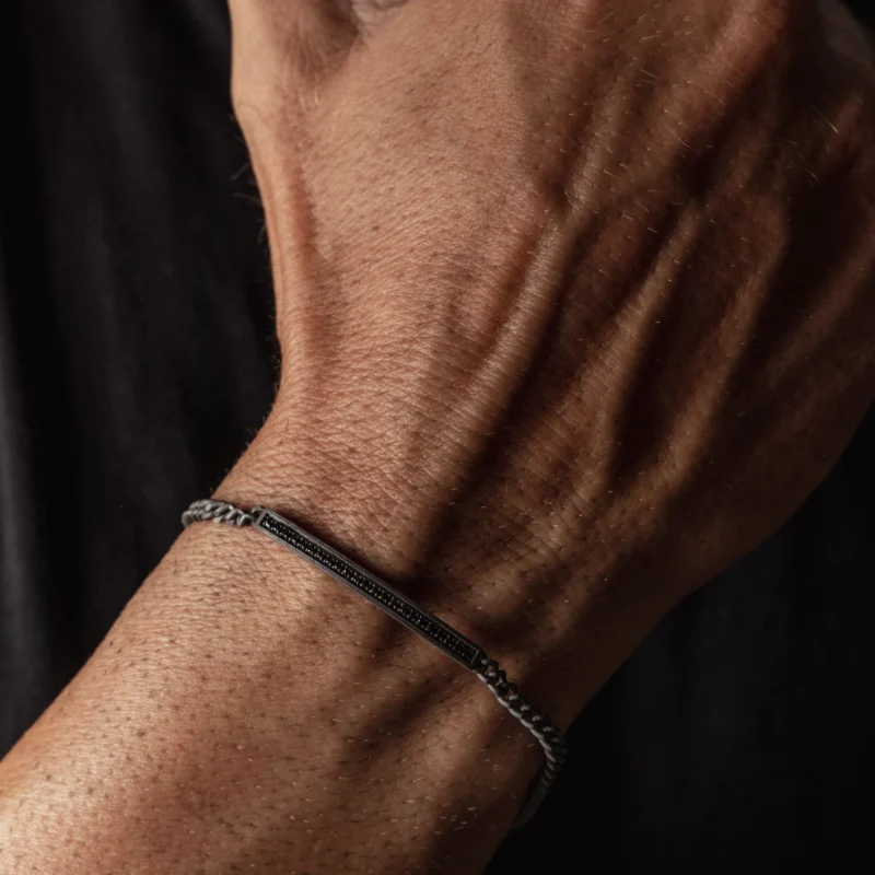 MANO | J. - Bracciale Groumette ref. MINBRT23BBARK