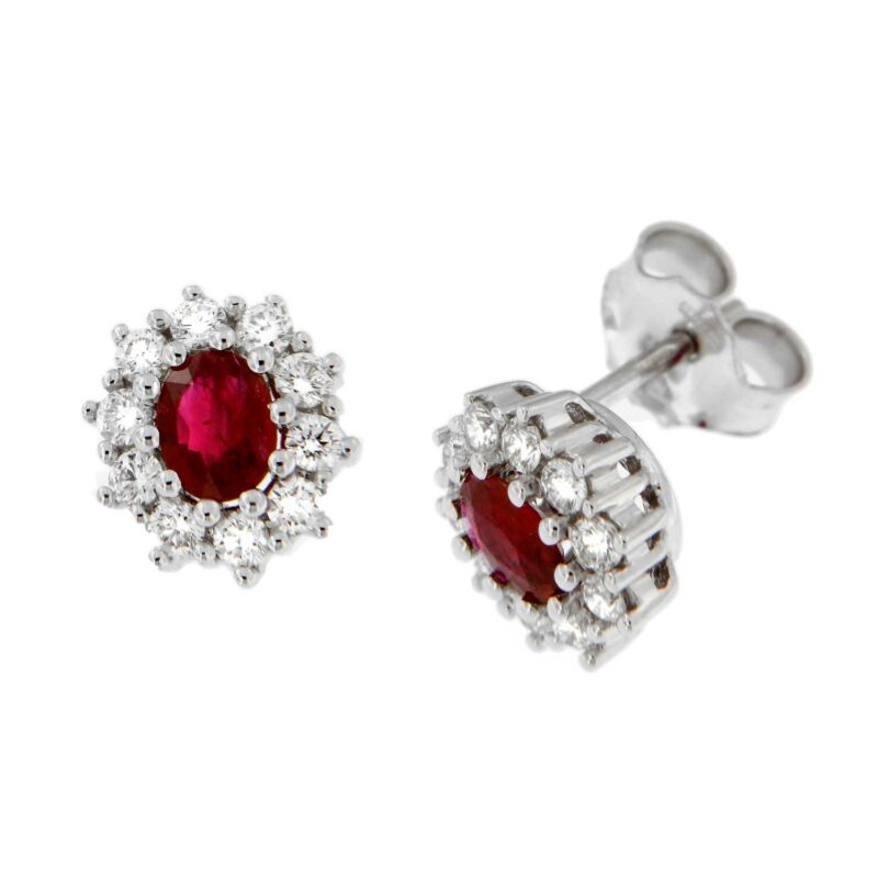 DAVITE & DELUCCHI Orecchini Rubino