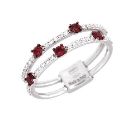 DAVITE & DELUCCHI Anello Rubini ref. AA031202-RB