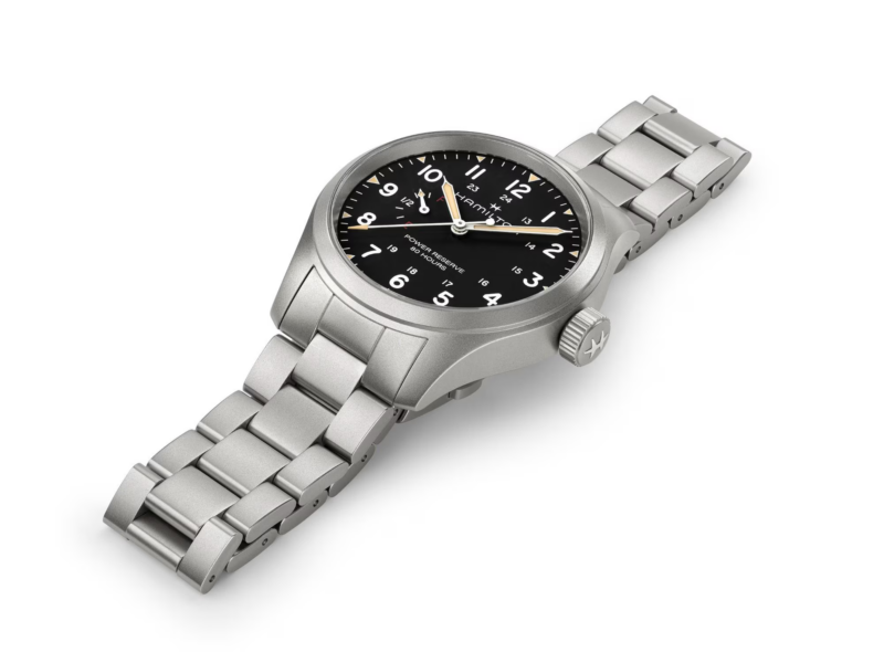 HAMILTON KHAKI FIELD Mechanical Power Reserve Ref. H69509130 - immagine 2