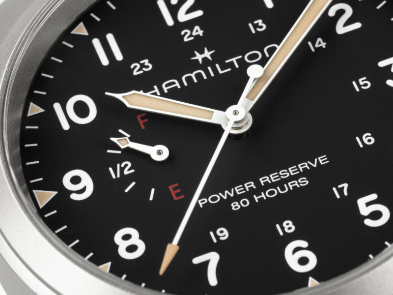 HAMILTON KHAKI FIELD Mechanical Power Reserve Ref. H69509130 - immagine 4