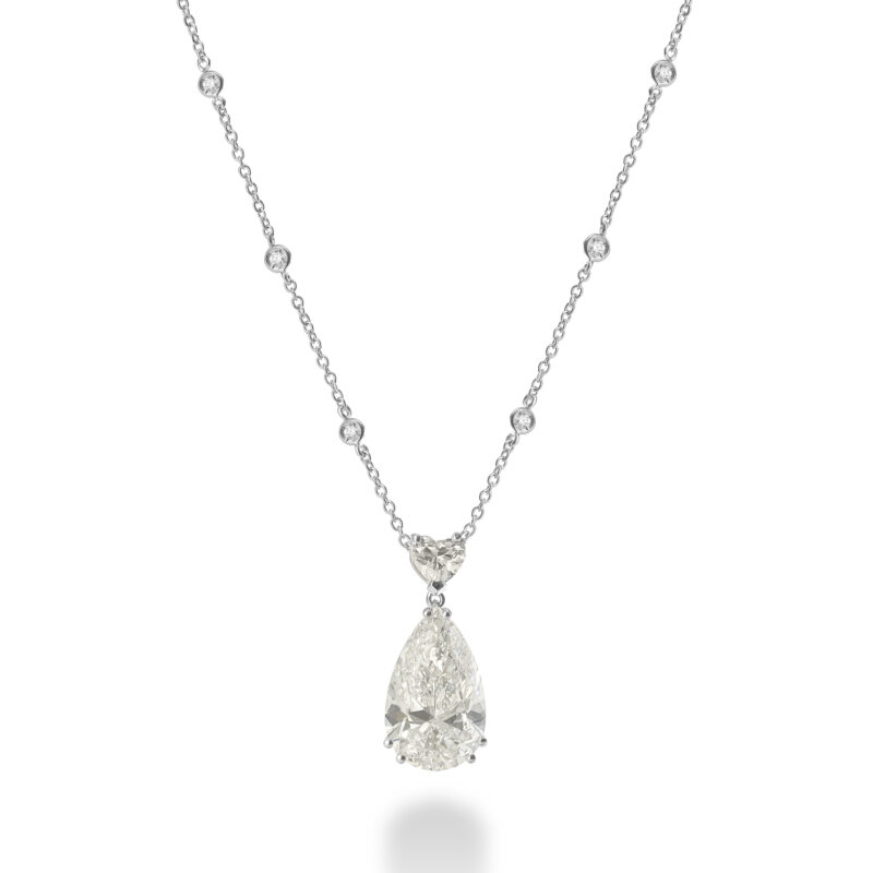 X DIAMOND Collana Goccia Diamante Lab Grown 4.45 ct