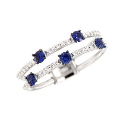 DAVITE & DELUCCHI Anello Zaffiri ref. AA031202-ZF