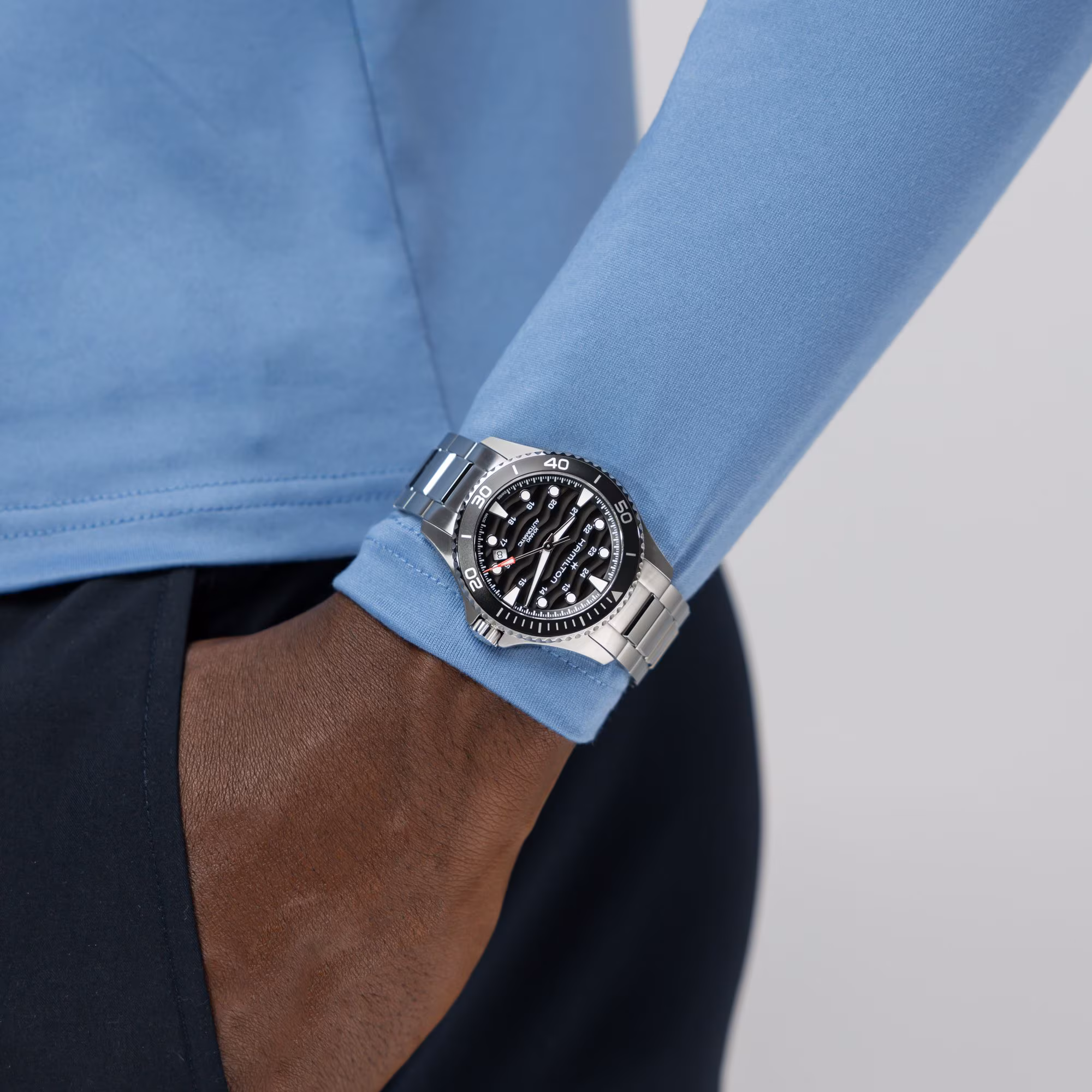 HAMILTON KHAKI NAVY Scuba Auto Ref. H82425130 - immagine 4